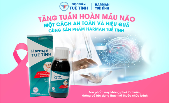 Tăng tuần hoàn máu não một cách an toàn và hiệu quả cùng sản phẩm Harman Tuệ Tĩnh 